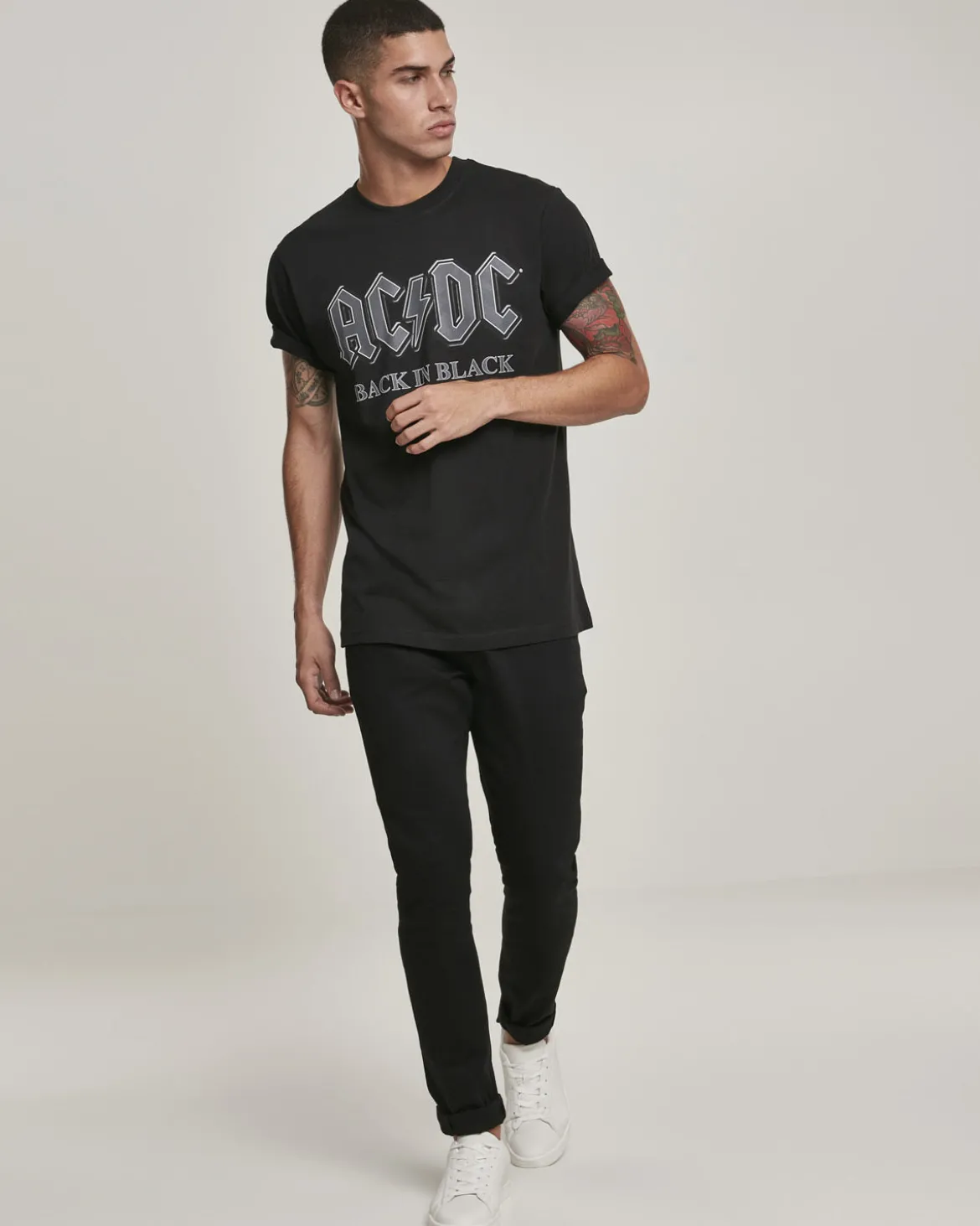 AC/DC Back in black t-paita - Musta