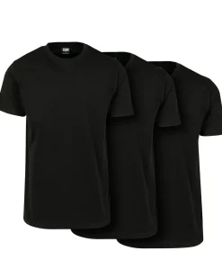 Basic t-paita 3-pack - Musta