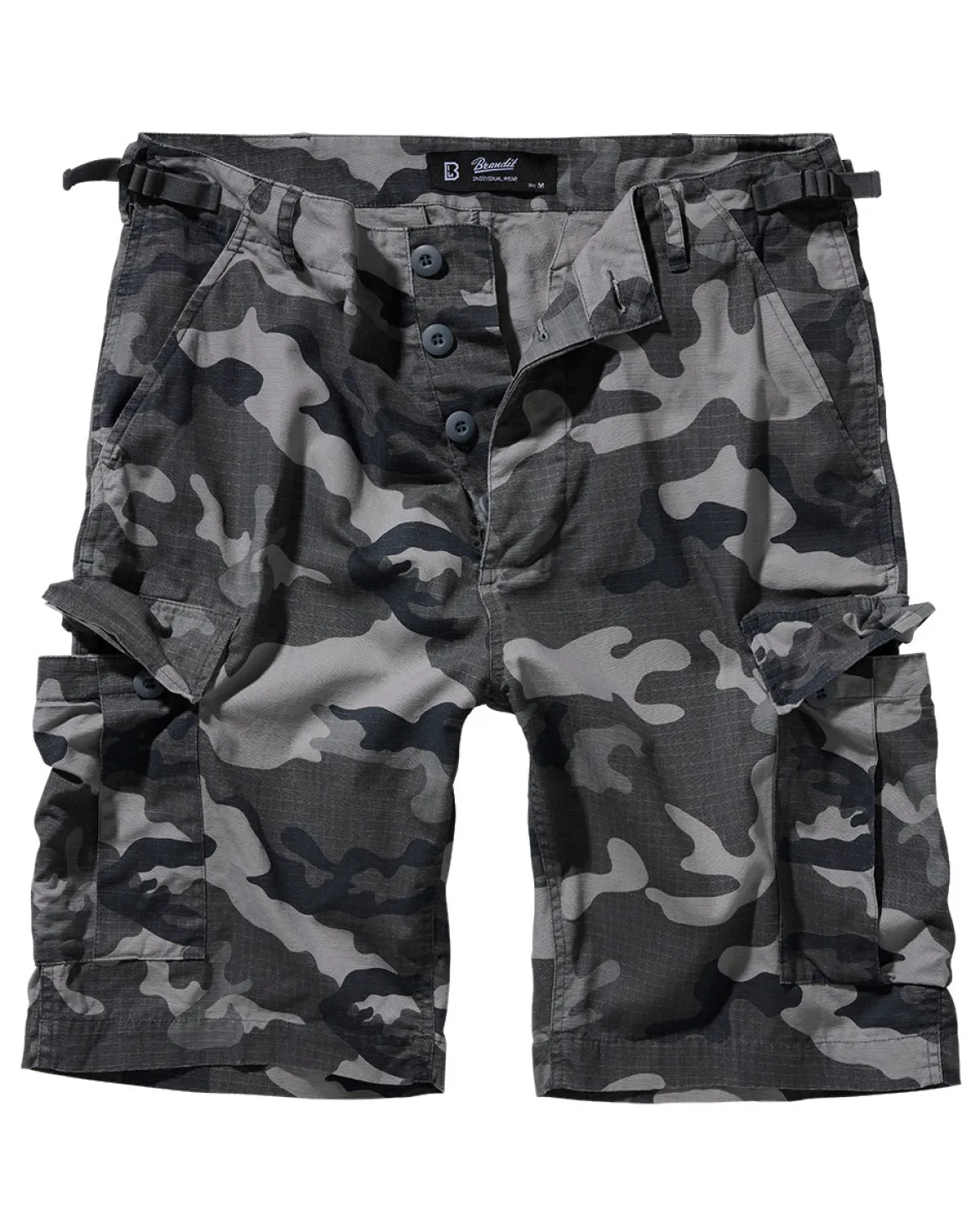 BDU Ripstop reisitaskushortsit - Harmaa camo