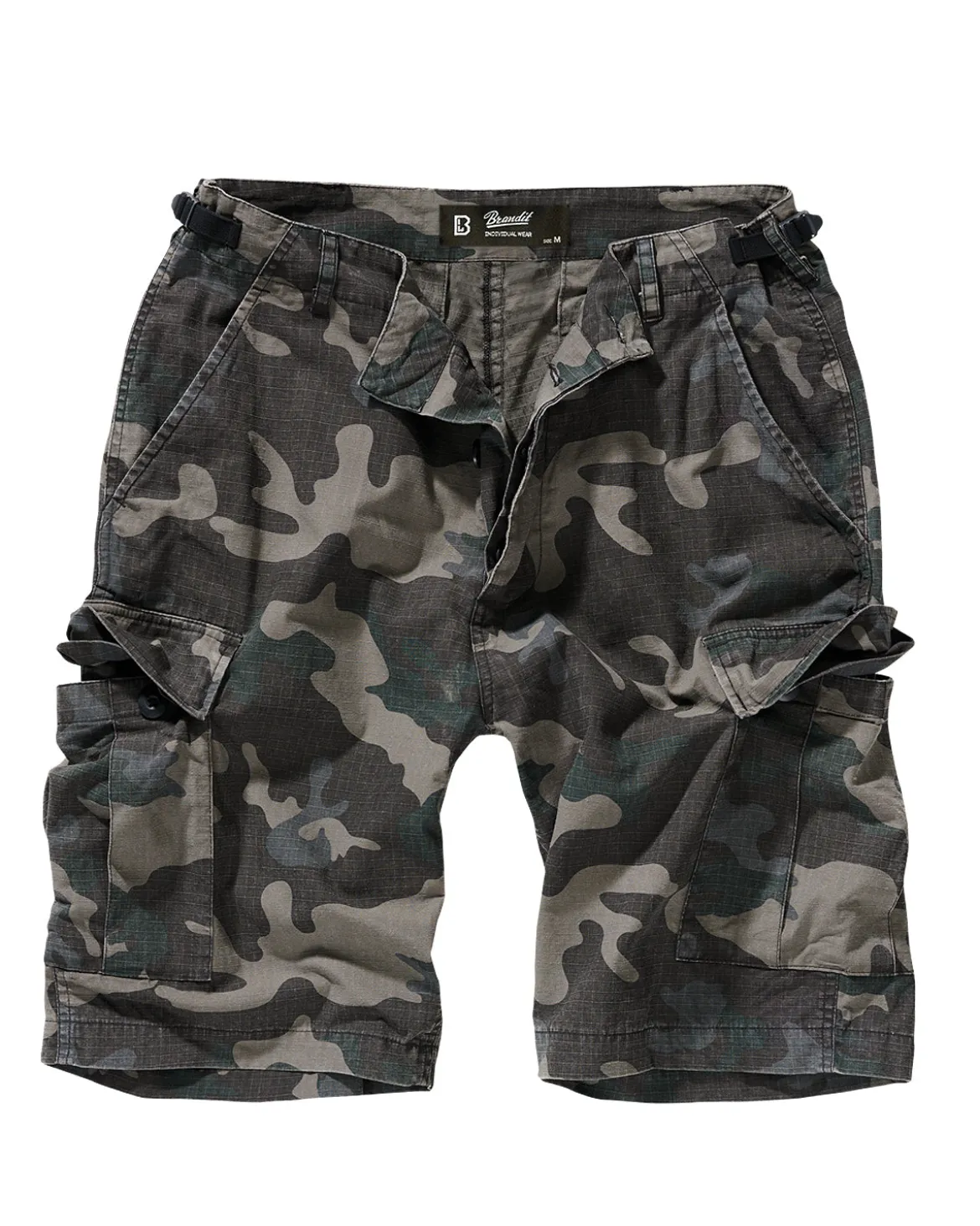 BDU Ripstop reisitaskushortsit - Tumma camo