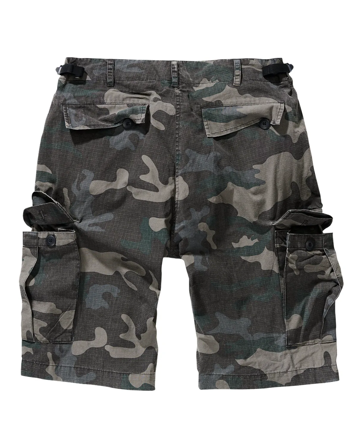 BDU Ripstop reisitaskushortsit - Tumma camo