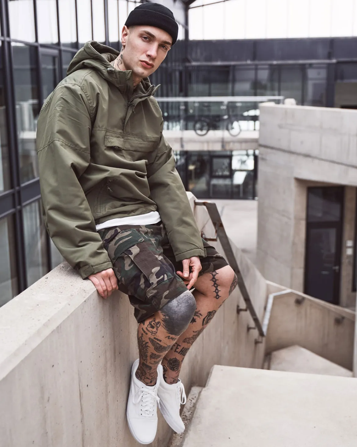 BDU Ripstop reisitaskushortsit - Camo