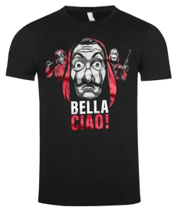 Bella ciao t-paita - Musta