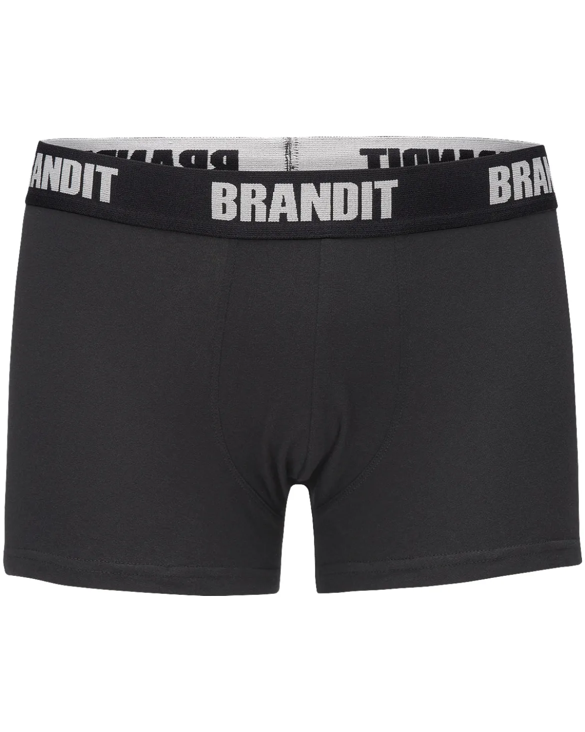 Brandit logo bokserit 2-pack - Musta & Musta