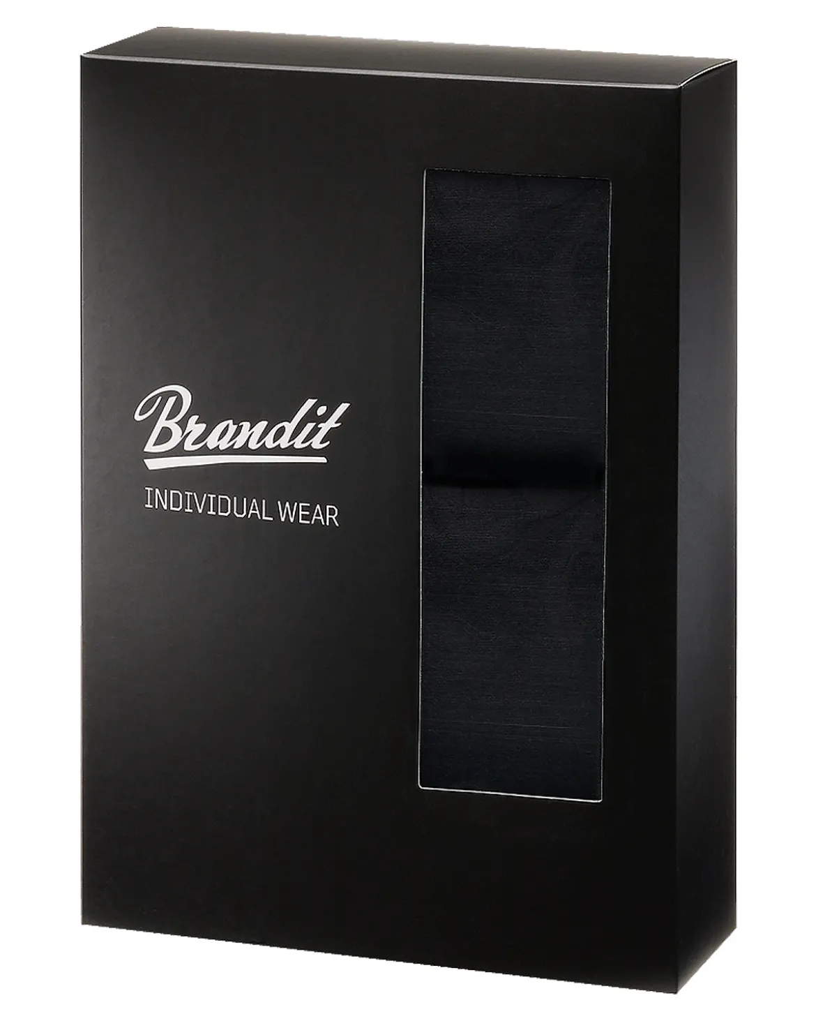 Brandit logo bokserit 2-pack - Musta & Musta