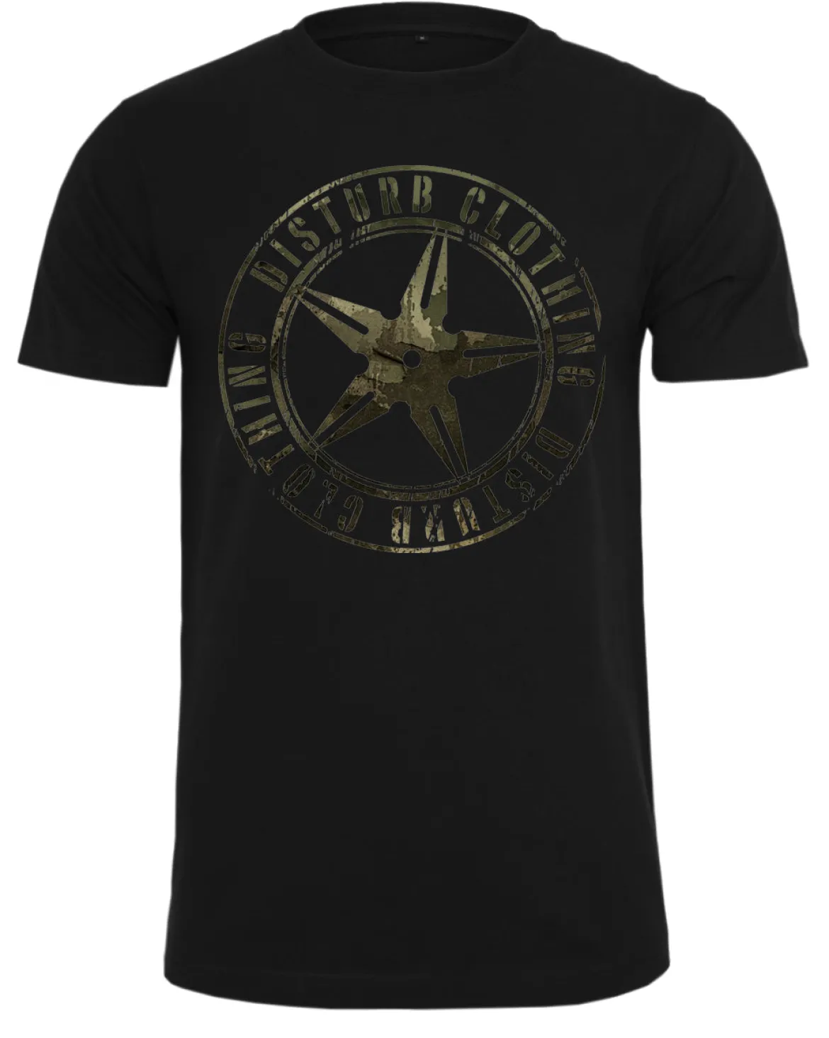 Camo star t-paita - Musta