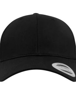 Curved classic snapback - Musta