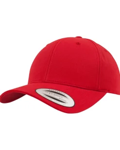 Curved classic snapback - Punainen