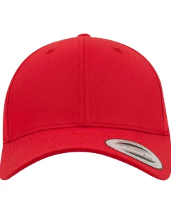 Curved classic snapback - Punainen
