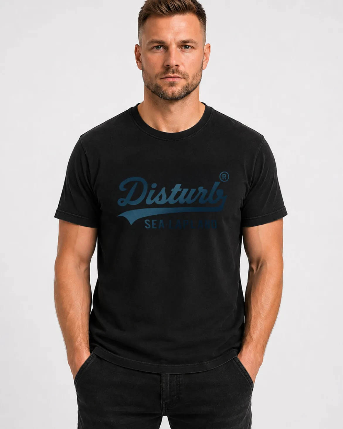 Disturb Sea t-paita - Musta