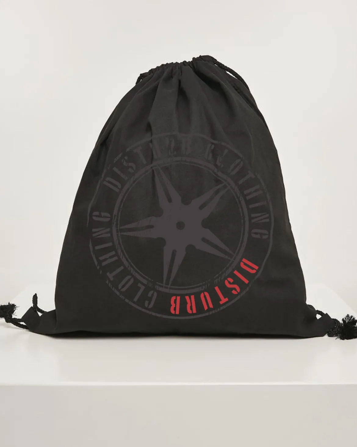 Disturb Star gymsack - Musta