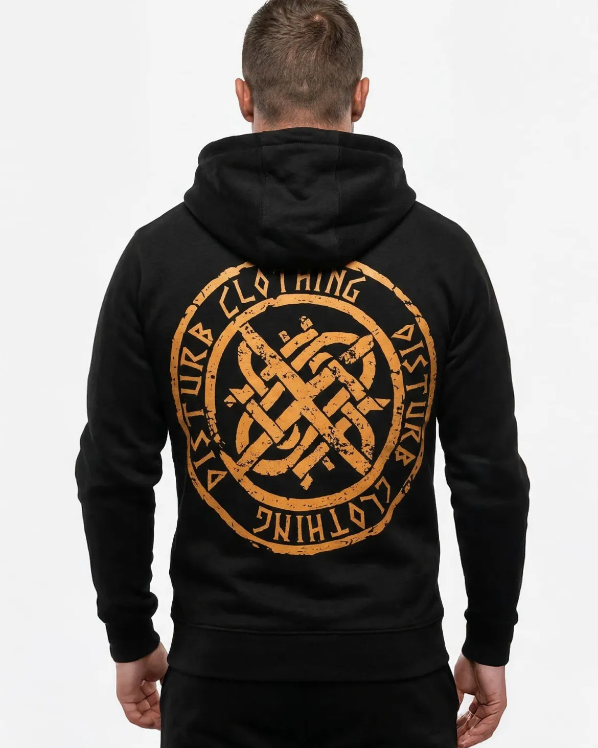 Disturb Viking vetoketjuhuppari - Musta