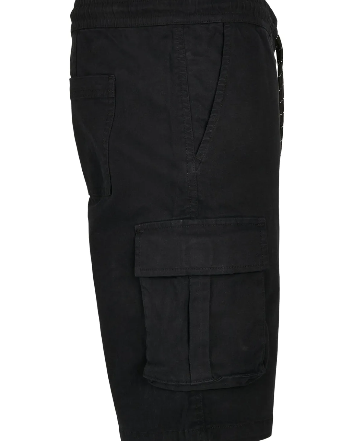 Drawstring reisitaskushortsit - Musta
