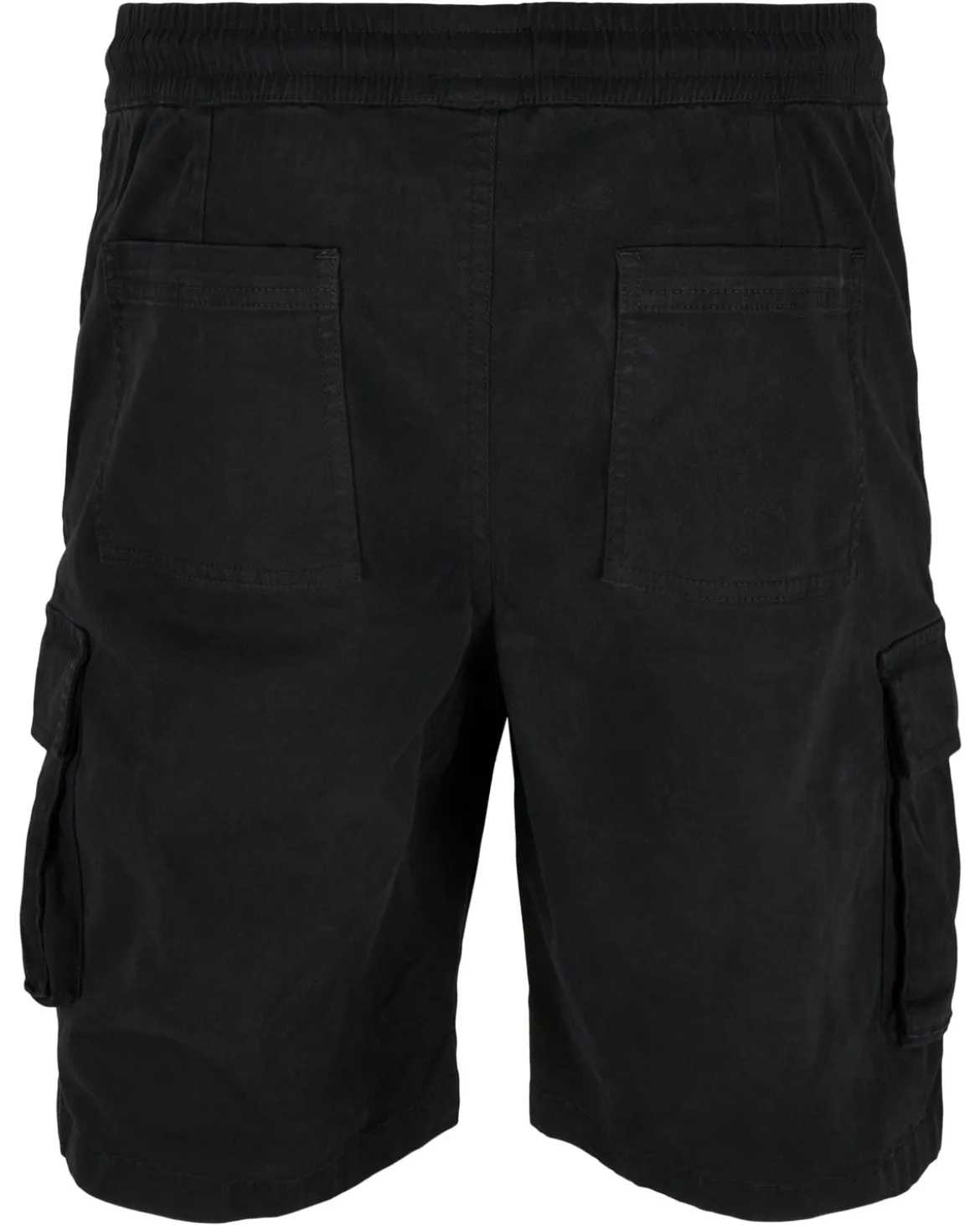 Drawstring reisitaskushortsit - Musta