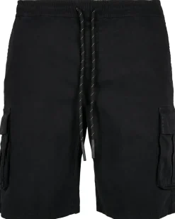 Drawstring reisitaskushortsit - Musta