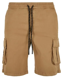 Drawstring reisitaskushortsit - Kameli