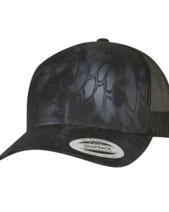 Flexfit kryptek trucker lippis - Musta