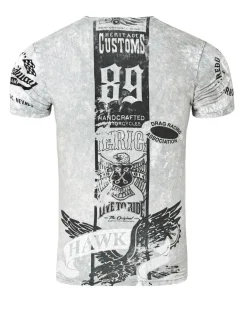 Hawk t-paita - Harmaa
