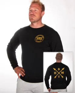 Höpömasa Collegepaita - Musta
