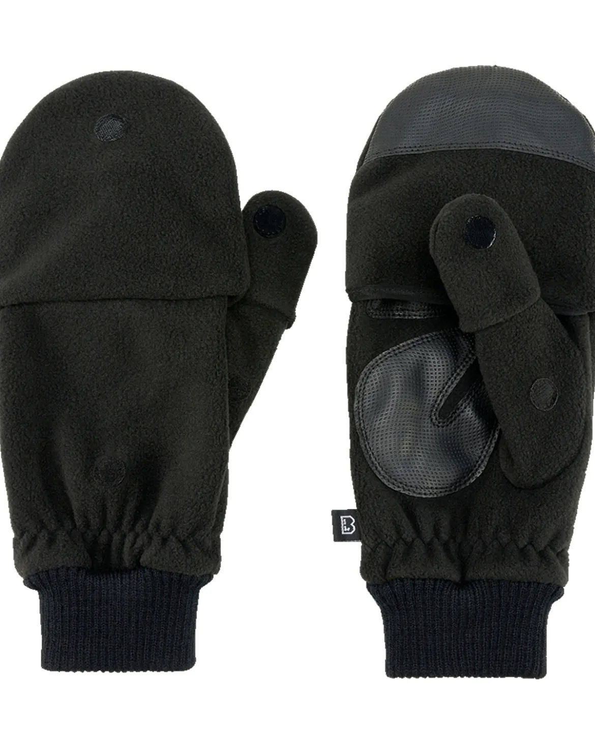 2in1 Trigger käsineet - Musta