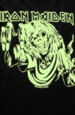 Iron Maiden Eddy Glow t-paita - Musta