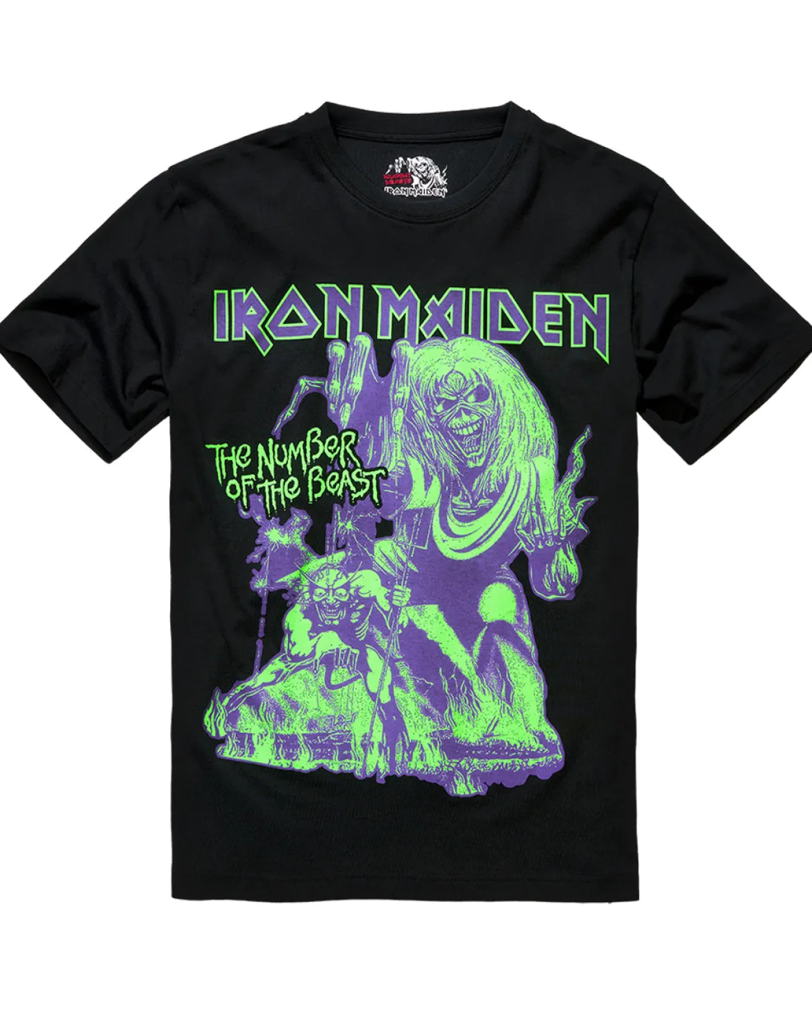 Iron Maiden Number Of The Beast t-paita - Musta
