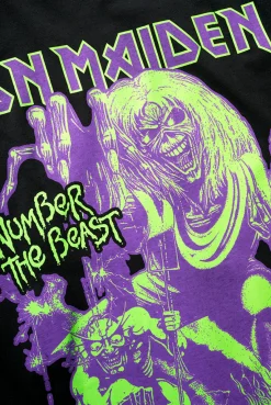 Iron Maiden Number Of The Beast t-paita - Musta