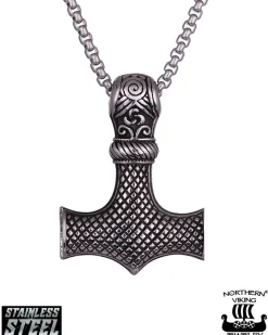 Knotwork Thorin Vasara kaulakoru - Teräs