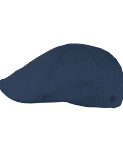 Macon 56 gen linen flat cap - Sininen