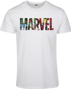 Marvel logo t-paita - Valkoinen