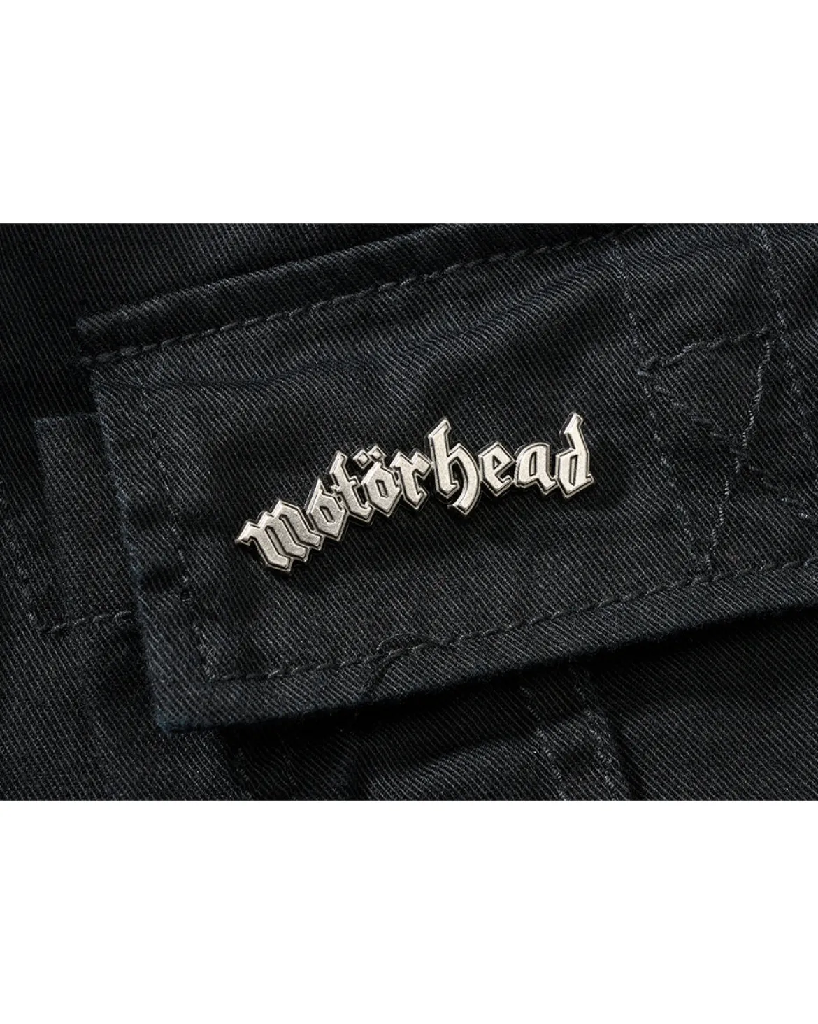 Motörhead reisitaskushortsit - Musta