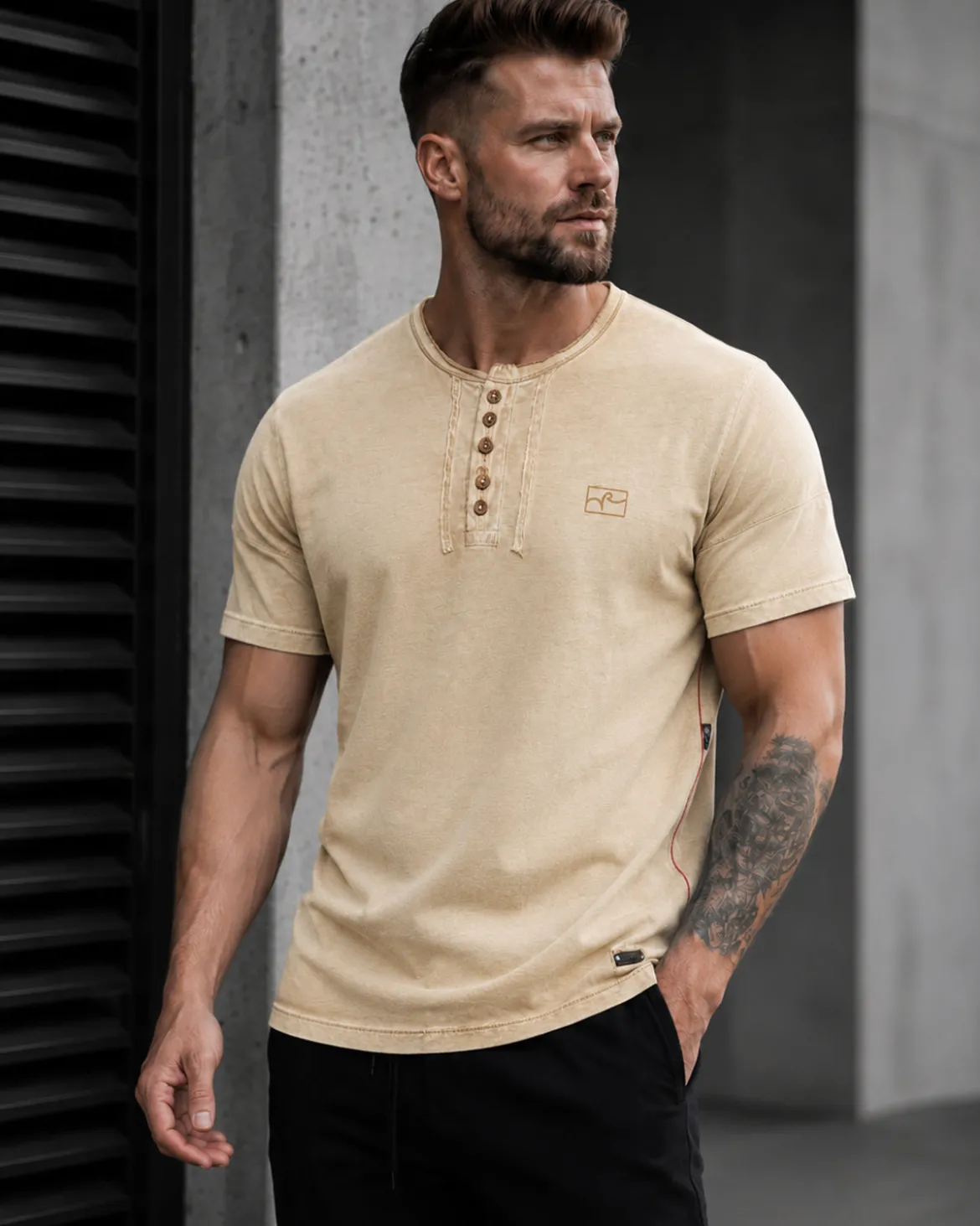 Nate t-paita - Beige
