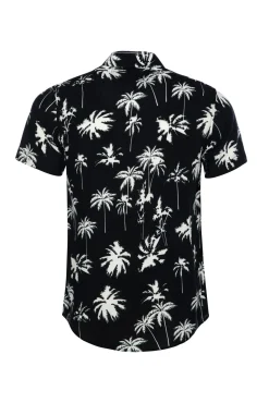 Palms kauluspaita - Musta