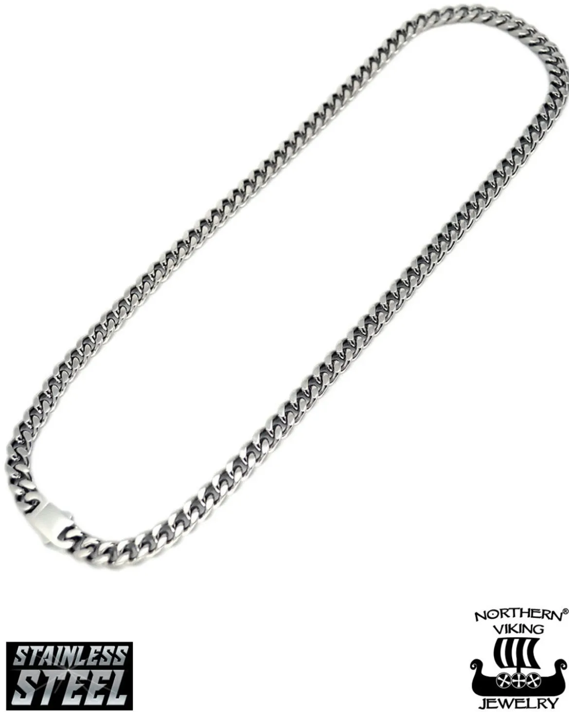 Panssariketju 12mm kaulakoru - Teräs