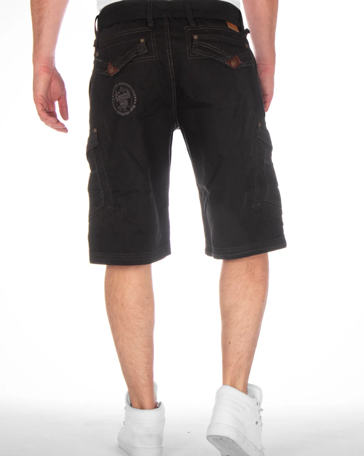 Peanut reisitaskushortsit - Musta