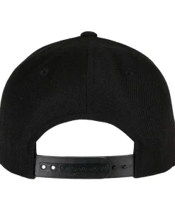 Premium curved snapback - Musta