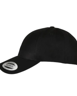 Premium curved snapback - Musta