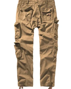 Pure slim reisitaskuhousut - Beige