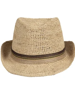 Raffia Tribly Crochet Olkihattu - Beige