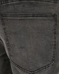 Relaxed fit farkkushortsit - Musta