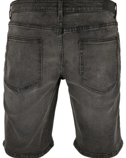 Relaxed fit farkkushortsit - Musta