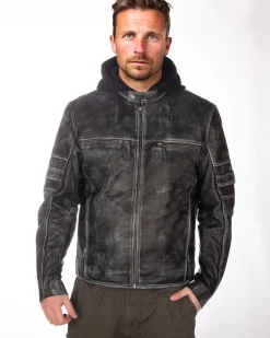 Renny nahkatakki - Musta