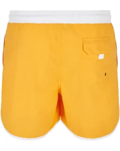 Retro uimashortsit - Keltainen/Valkoinen