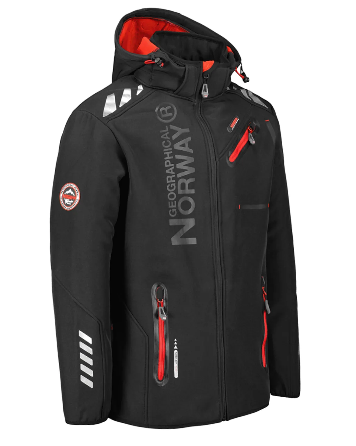 Royaute softshell-takki - Musta/Punainen