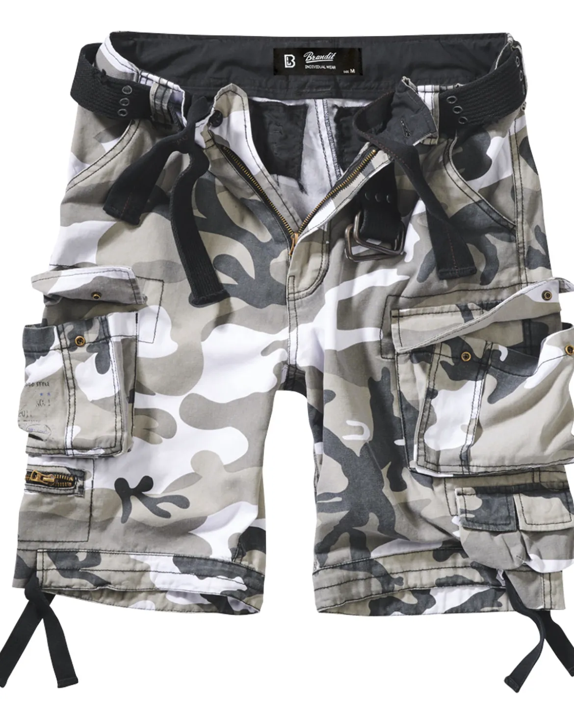 Savage reisitaskushortsit - Valkoinen camo