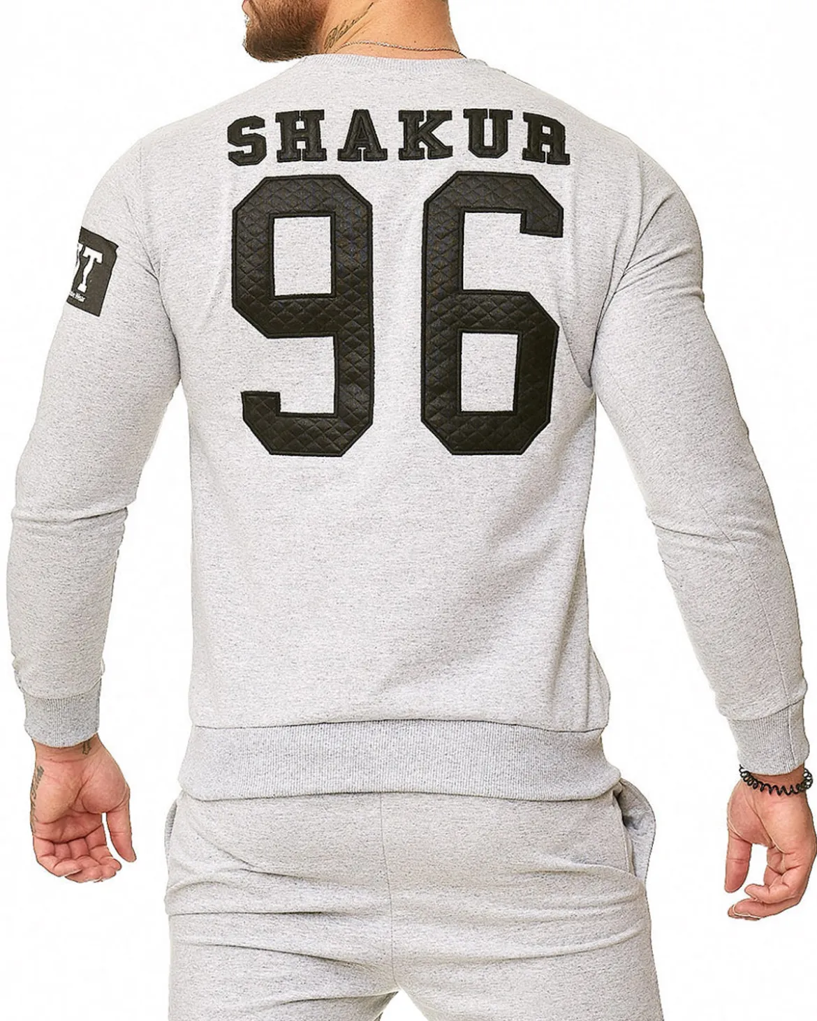Shakur 96 collegepaita - Harmaa