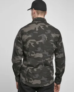 Slim worker kauluspaita - Tumma camo