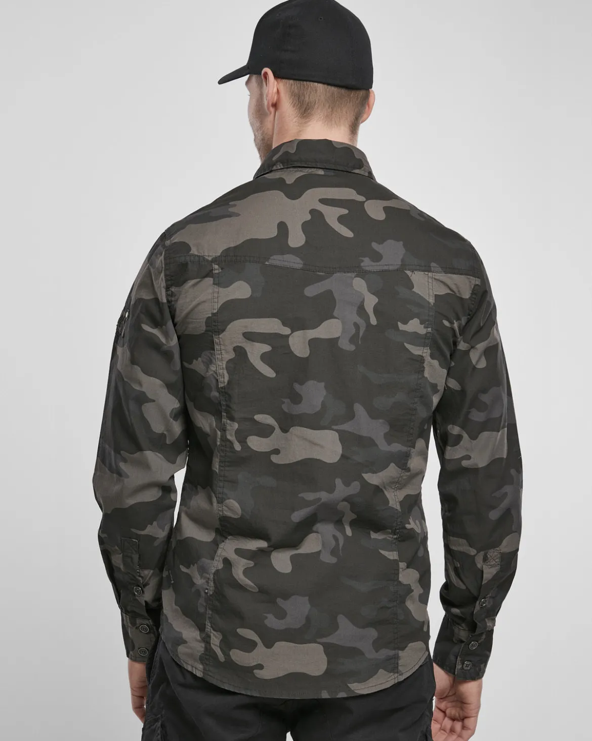 Slim worker kauluspaita - Tumma camo