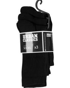 Sport sukat 3-pack - Musta