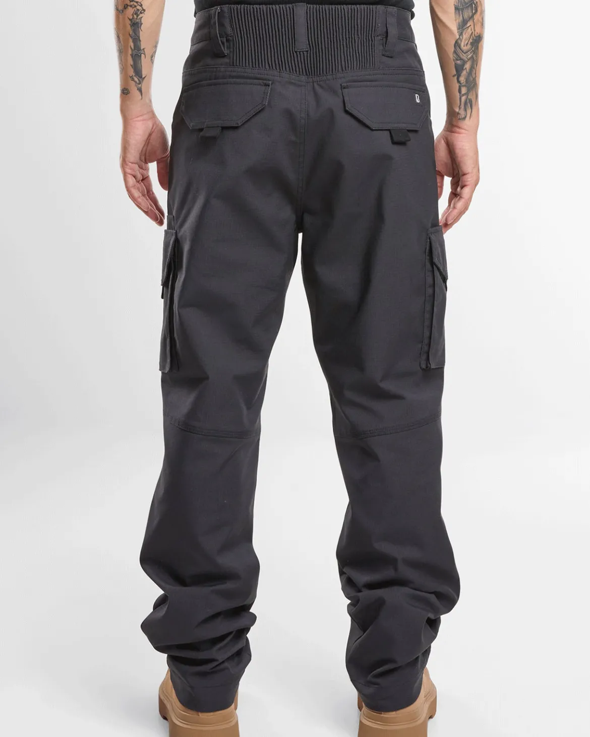 Tactical Ripstop reisitaskuhousut - Musta